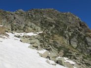 Gran Munt vista dal canale di accesso al colle