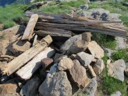 La croce abbattuta del Lion