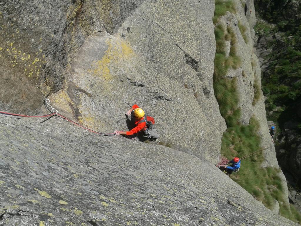 Il diedro del 9° tiro
