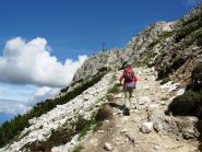 parte alta della salita - roccette