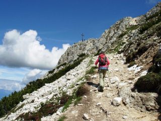 parte alta della salita - roccette