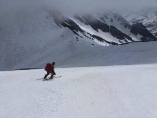 Discesa verso il col Fonteinte