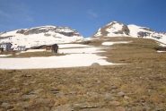 dal colle Busin inf. cioè dalla diga Busin la Clogstafel sx e il giove dx tutto innevato