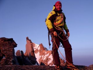 Enrico in vetta alla Budden