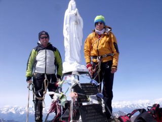 Max e Marco in vetta