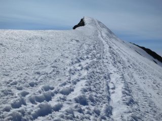 Il tratto finale della cresta