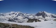 panoramica sul caro gr. aig. rousse e basei