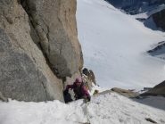 in uscita dal primo pendio