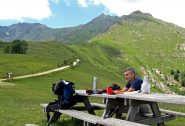 Sosta all'area attrezzata