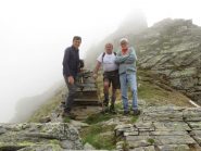 Frettoloso autoscatto fra la nebbia e il freddo