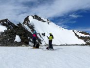 La nostra bella paretina dal colle d'Oin