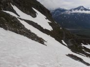 05 - consigliato restare a centro nevaio, non sulla strada, in quanto è meno ripido