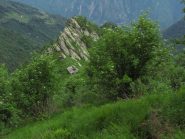 si scende all'alpe Sprot