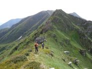 in cresta verso il Croass
