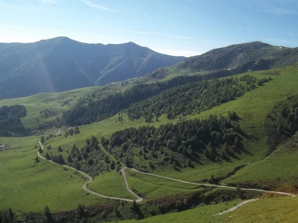 visuale di quasi tutta la traversata