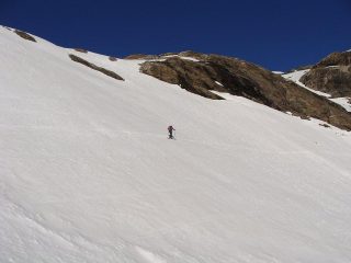 il traverso sotto il ghiacciaio