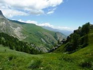vista dal versante di salita