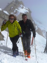 salendo  gli ultimi pendii del M.Fourchon