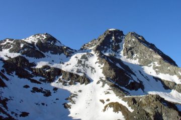 vista su meidassa, luisas e granero (a centro parete il canale)