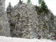 le vie più semplici, sul lato a monte