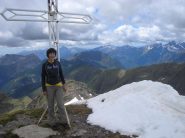 grazie a Enza abbiamo fatto  questa bella  cima ,ma il cimone della bagozza dove si trova?