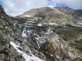Lago parzialmente gelato