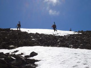 Sulla calotta sommitale