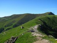 Passo Tanarello, Saccarello e Redentore visti salendo alla Cima Ventosa