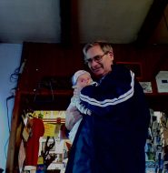 Nonno Massimo e il piccolo Edoardo