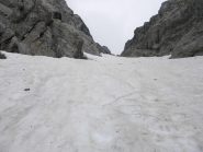 Nel Canalone dei Torinesi... sguardo indietro..