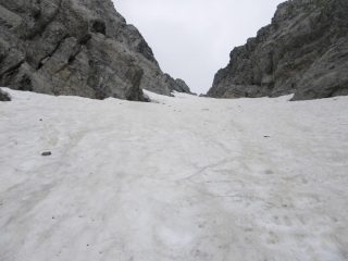 Nel Canalone dei Torinesi... sguardo indietro..