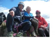 Con Paolo e Rodo in cima alla Valcuca..