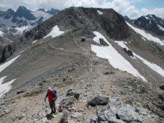 dal colle verso la cima