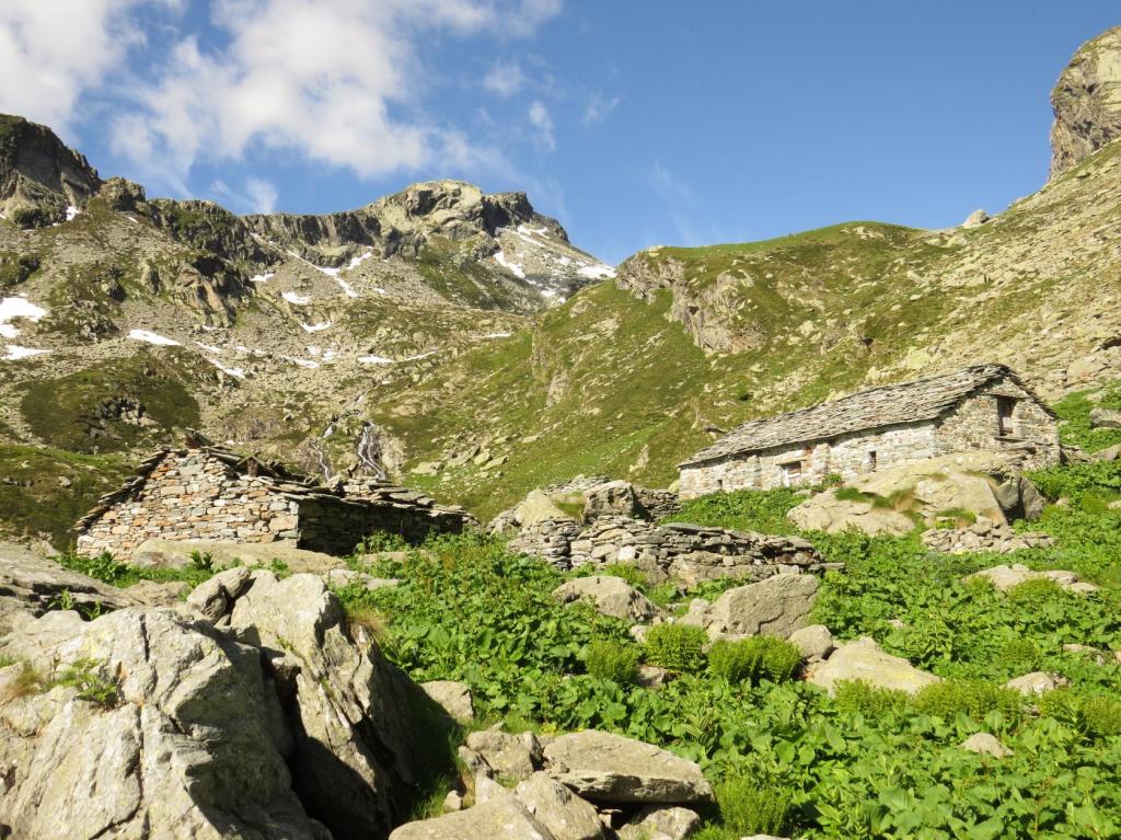 Alpe Ghiun e la Punta della Stamberna