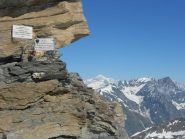 monte bianco dal castello sommitale