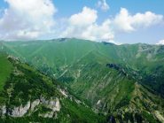 Vista verso la Cresta del Balou e Rocca Cernauda