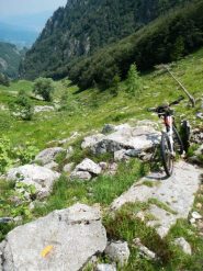 Discesa su fondo impraticabile