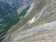 Parte finale su sentiero e cascate