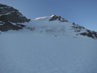 condizioni del pendio di accesso al colle di Montandayné