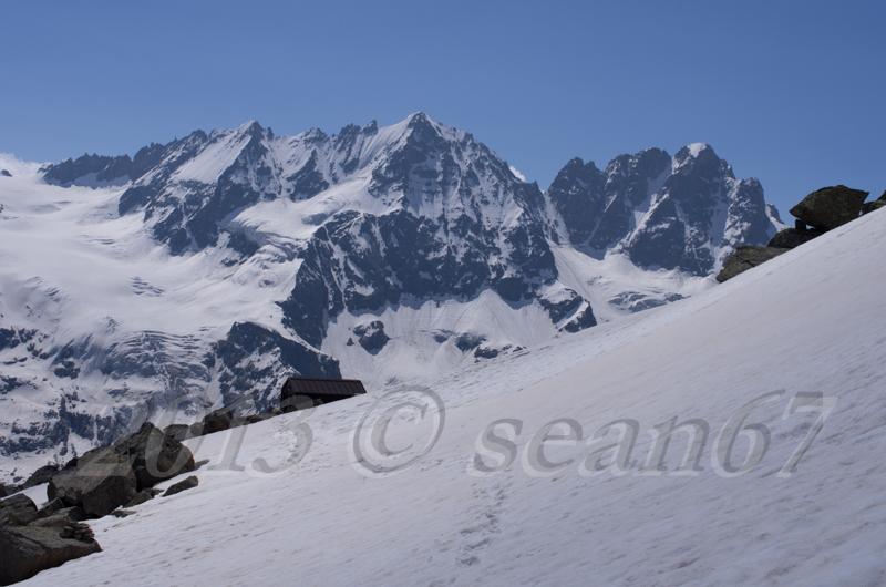 In vista del bivacco Leonessa