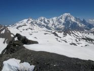 Panorama verso il Bianco dalla vetta