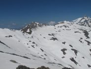 A sx La Fourclaz o Pointe des Ouillons, a dx la Punta Lechaud