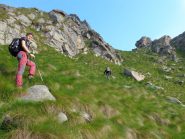 arrivo alla bocchetta presso quota 2053m