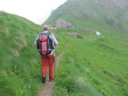 arrivo all'alpe Sattal