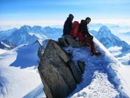 pietro e paolo in cima al maudit in una giornata perfetta....
