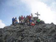 CAI Chiavari il gruppo in vetta al Mongioia