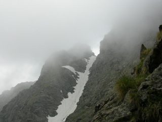 Canale discesa visto dalla Dumontel