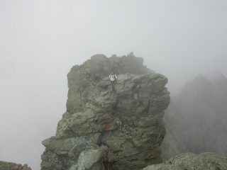 cresta verso la vetta