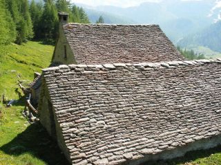 costruzioni tipiche all'Alpe di Veglia