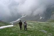 si sale verso il colle dell'albergian